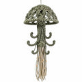 Suspension Méduse Macramé en Corde Vert Olive