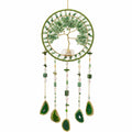 Attrape-rêves Arbre de Vie en Cristal Vert